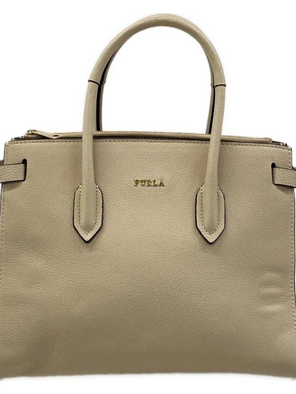 FURLA Beige Leather Handbag